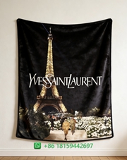 Yves Saint Laurent Throw Blankets